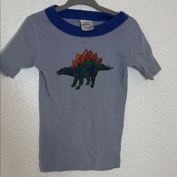 Hanna Andersson-Kids Dinosaur Graphic Tee - Blue- Size 3T - Picture 1 of 4